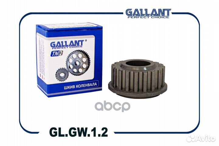 Шестерня коленвала LADA Largus, Logan 8кл glgw12