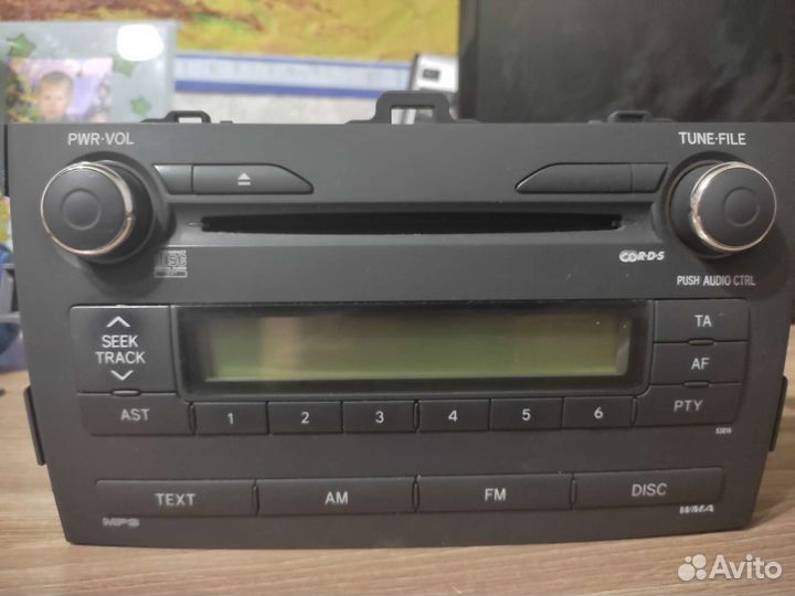Штатная магнитола тойота королла
