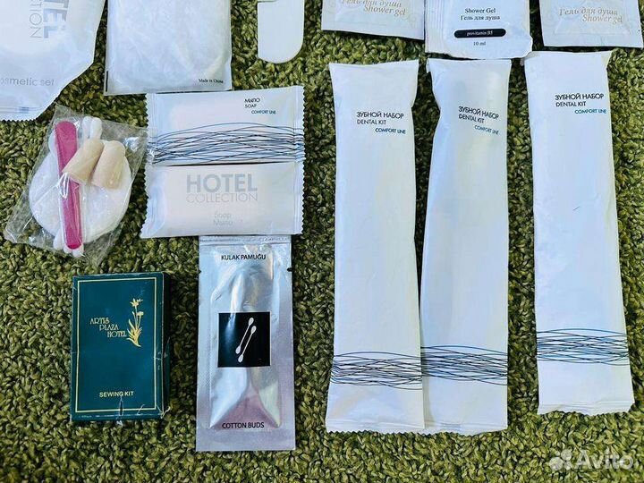 Дорожный набор косметики шампунь гель мыло зубная