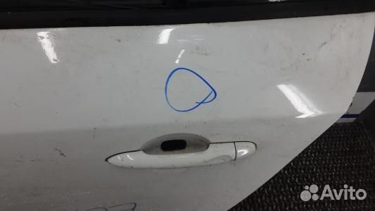Дверь задняя левая renault megane 3 (EUK02FG01)