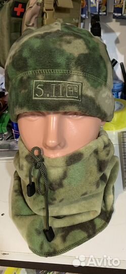 Шапка флисовая тактическая.Шапка+ баф