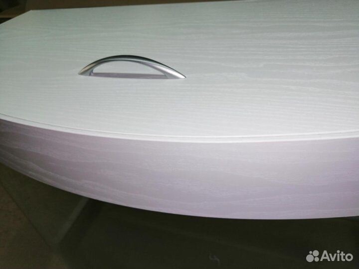 Аквариум полукруглый 100 л с крышкой