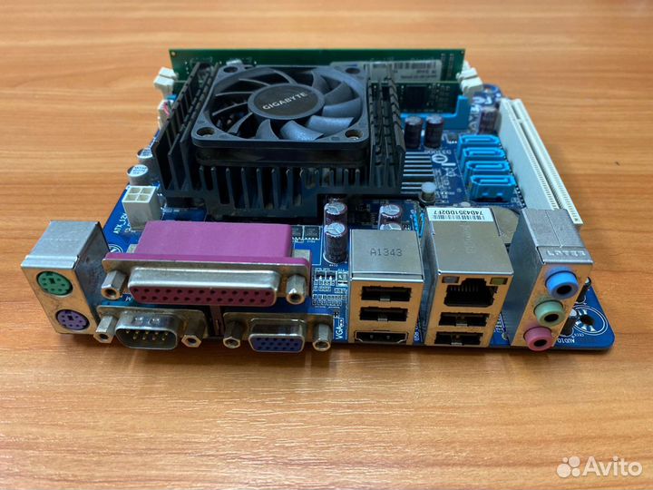 Материнская плата GA-E350N + процессор + память