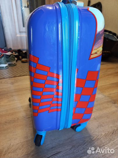 Детский чемодан Макквин синий