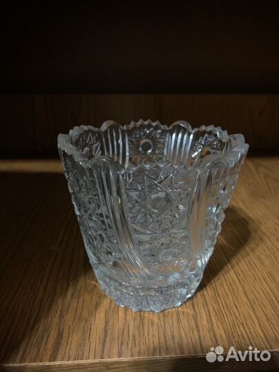 Вазочка хрусталь