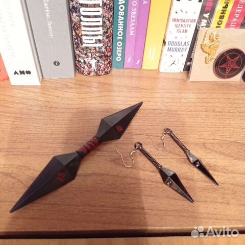 Серьги-кунаи и кошелек Наруто