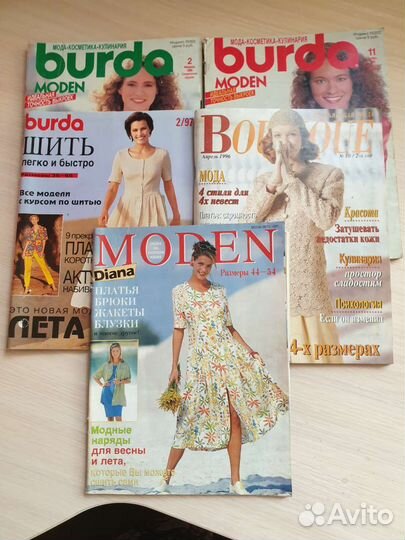 Журналы мод 80-90 годов