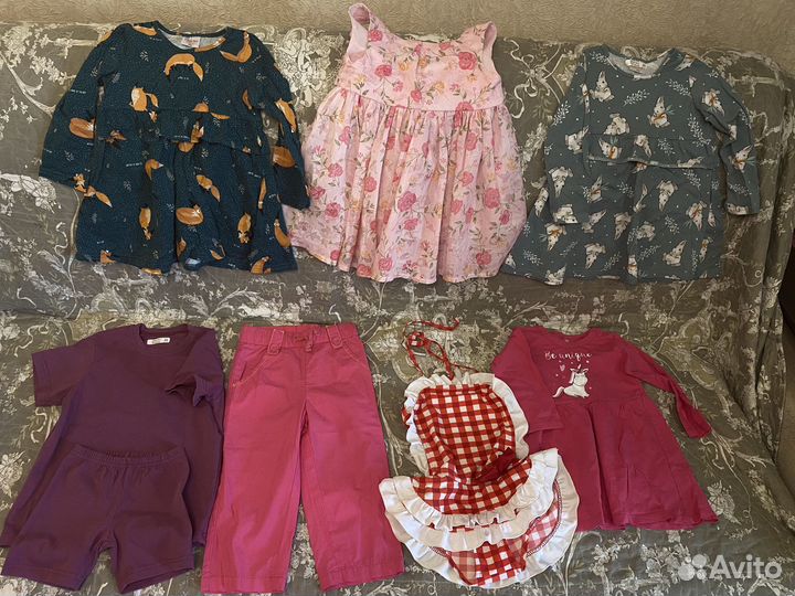 Летние вещи для девочки 86-98
