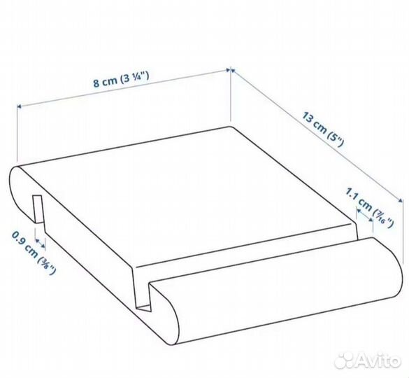 Подставка IKEA для телефона/планшета бамбук