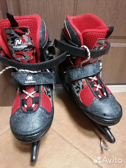 Коньки детские раздвижные с 34-37 р