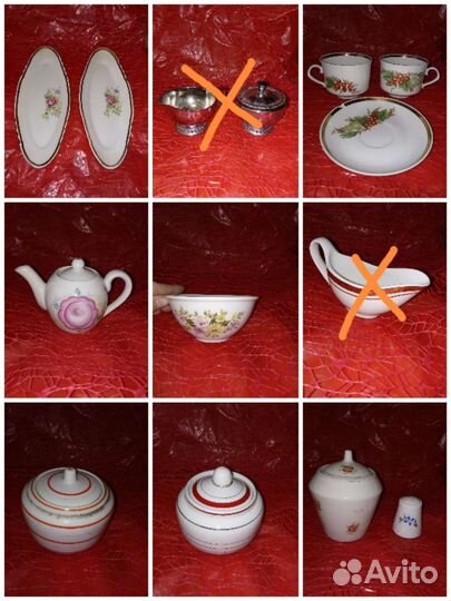 Посуда СССР -Дулево. Вербилки и др