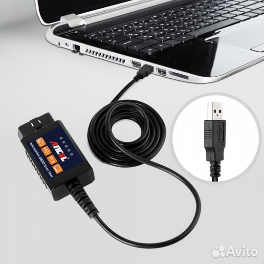 Сканер ELM327 USB v1.5