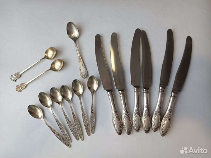 Столовые приборы мельхиор СССР