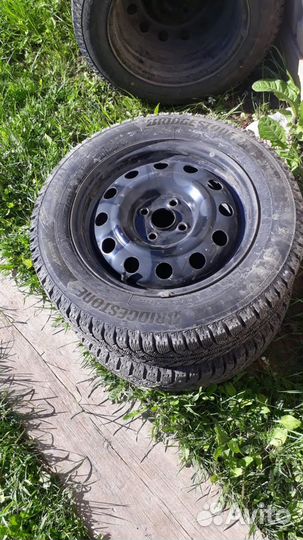 Колеса r15 (покрышки+штампованные диски) зимние