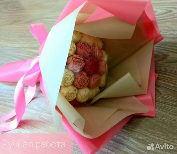 Шоколадные пионы 19шт(30гр 1шт) в наличии