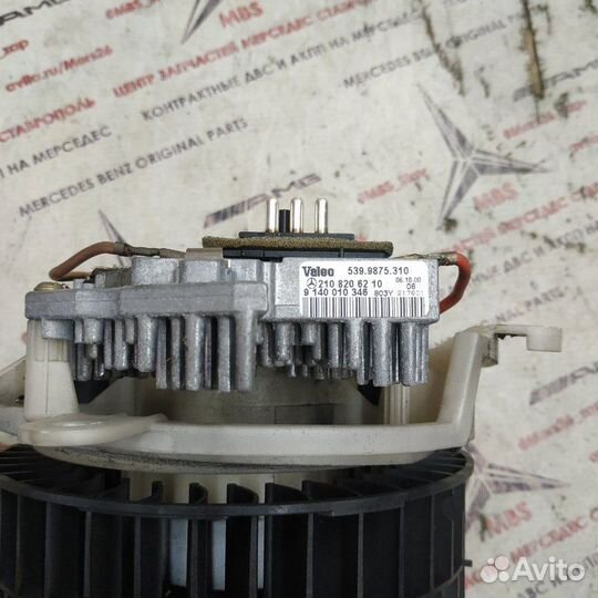 Мотор печки с реле Mercedes E-Class W210 рест