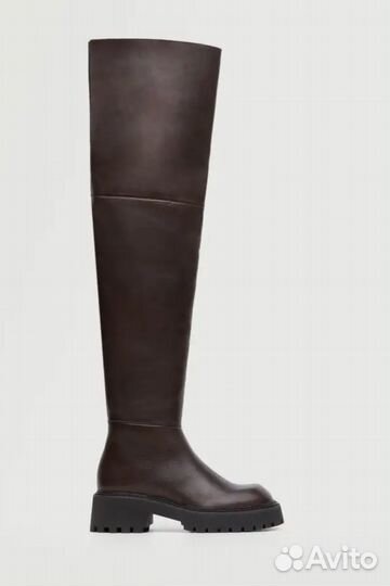 Ботфорты сапоги натуральная кожа