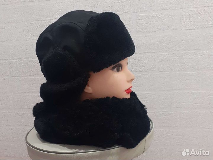 Шапка ушанка мужская