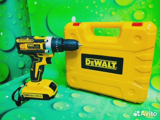 Шуруповерт новый dewalt 48V Полный комплект