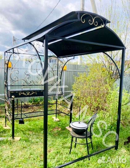 Беседка с мангалом