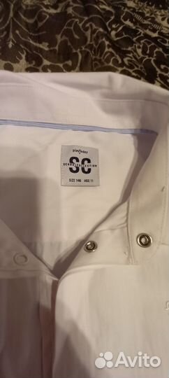 Белая рубашка Play today 146 размер