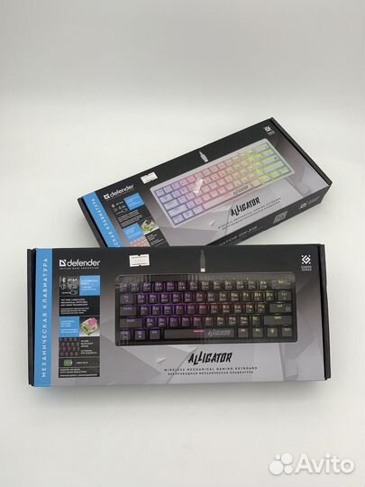 Механическая игровая клавиатура Defender Alligator