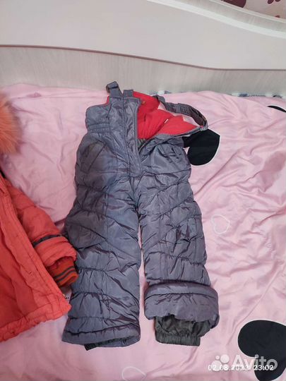 Зимний комбинезон для девочки 104
