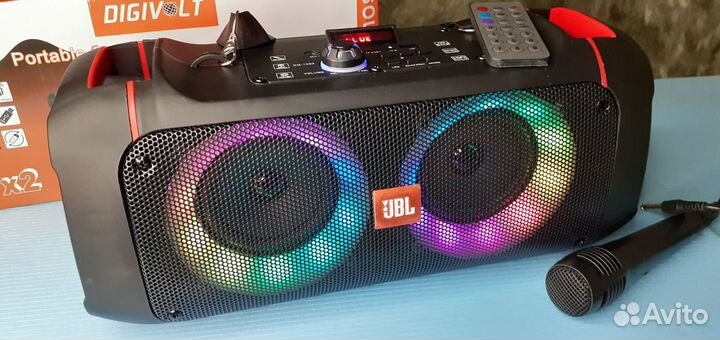 Колонка портативная Jвl Оn-Thу-Gо +караоке Digivol