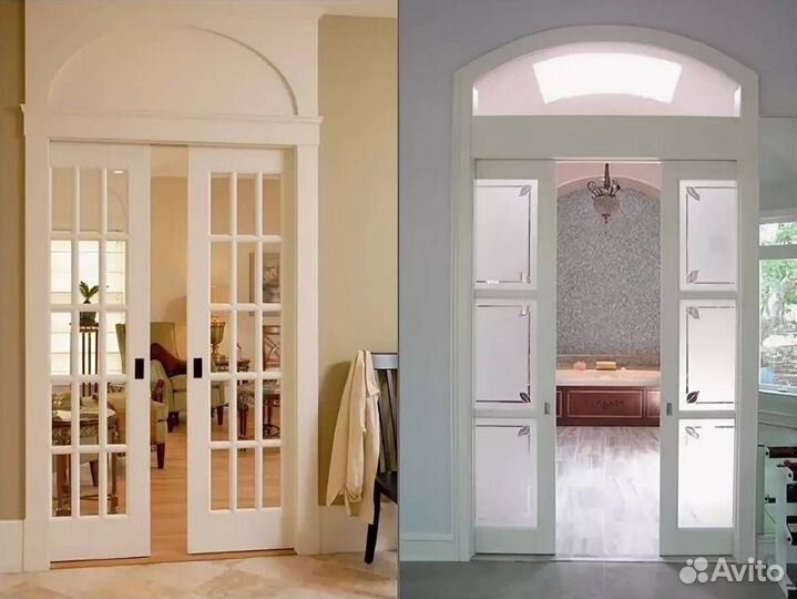 Дверь межкомнатная со стеклом