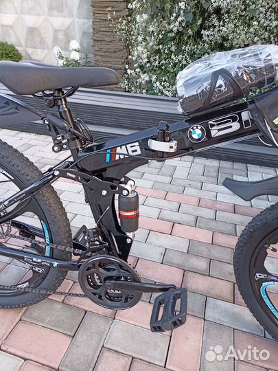 Новый складной двухподвесной BMW 24 колеса,21 скор