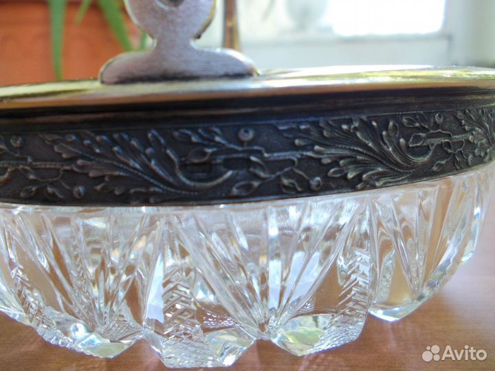 Сахарница серебро СССР