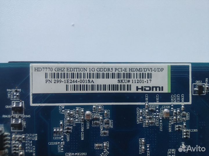 Видеокарта hd 7770 1gb