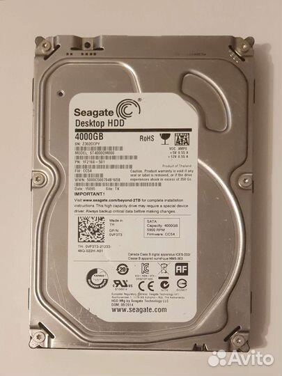 HDD 4Tb новые