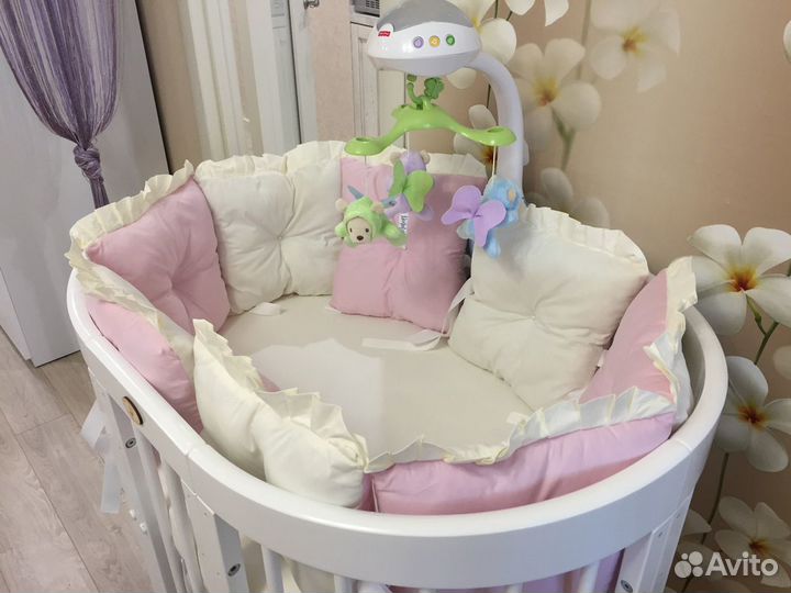 Бортики на детскую кроватку