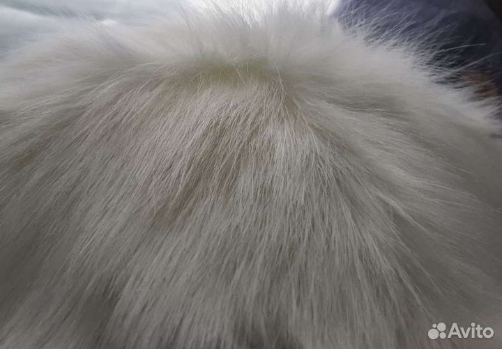 Искусственный белый мех