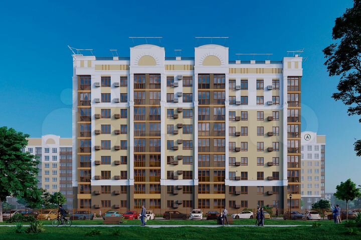 2-к. квартира, 52,7 м², 2/9 эт.