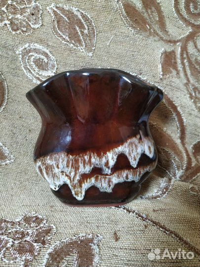 Ваза, салатник, поильник, солонка, глиняная СССР