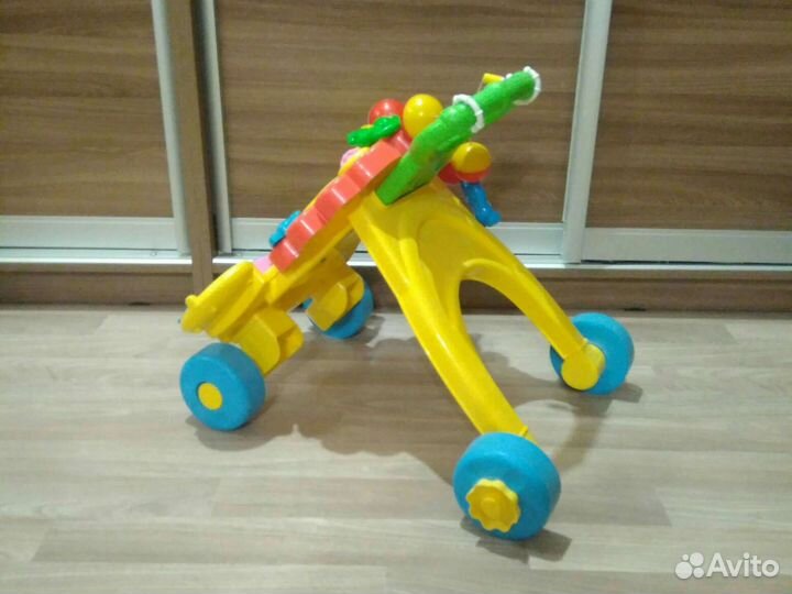 Ходунки+игрушка развивающая(песни+стишки+музыкой)