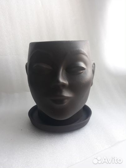 Цветочный горшок голова