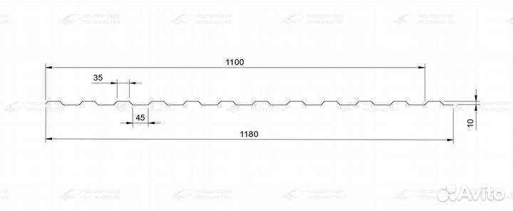 Профнастил С-10