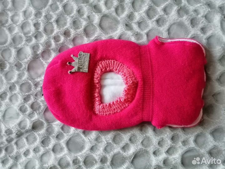 Шапка шлем для девочки