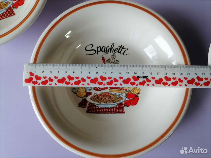 Набор столовой посуды для спагетти Италия