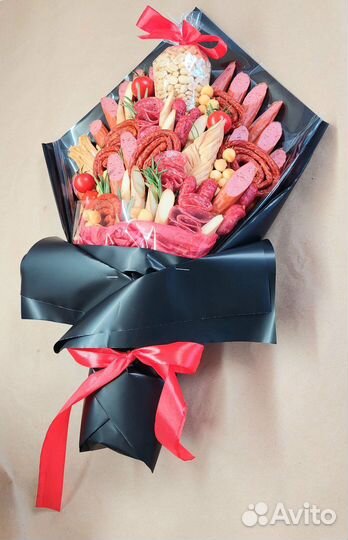 Съедобные букеты для мужчин,мясной букет