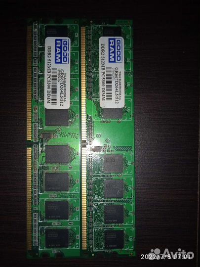 Оперативная память ddr 2 на 512 Мб для пк