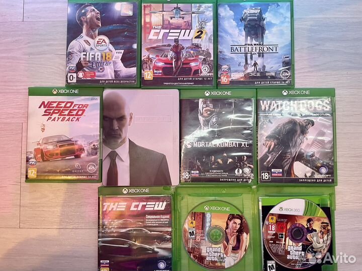 Игры на xbox one,диски