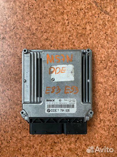 Эбу DDE M57 BMW E83 E53 бмв е83 е53