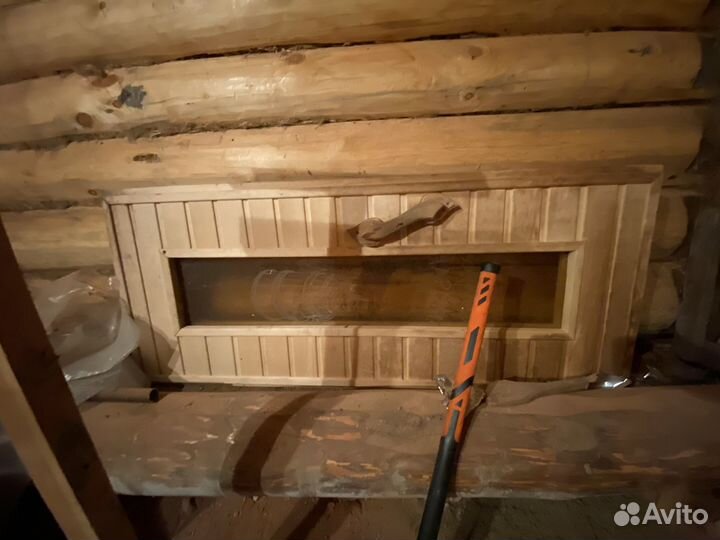 Дверь в баню липа стекло