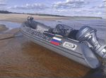 Лодка риб (RIB), мотор Yamaha f25ges, прицеп