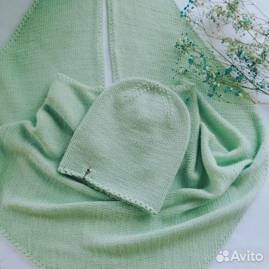 Вязаный комплект из 100 Итальянского мериноса