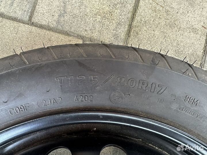 R17 Goodyear Convenience Spare 125/80, PCD 5x112 DIA 66.6